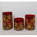 2023 new design custom stock glass candle holder